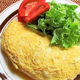 油揚げ入り♪納豆チーズオムレツ